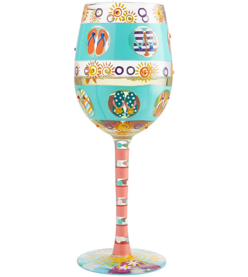 6004759 - Flip Flop Days Wine Glass