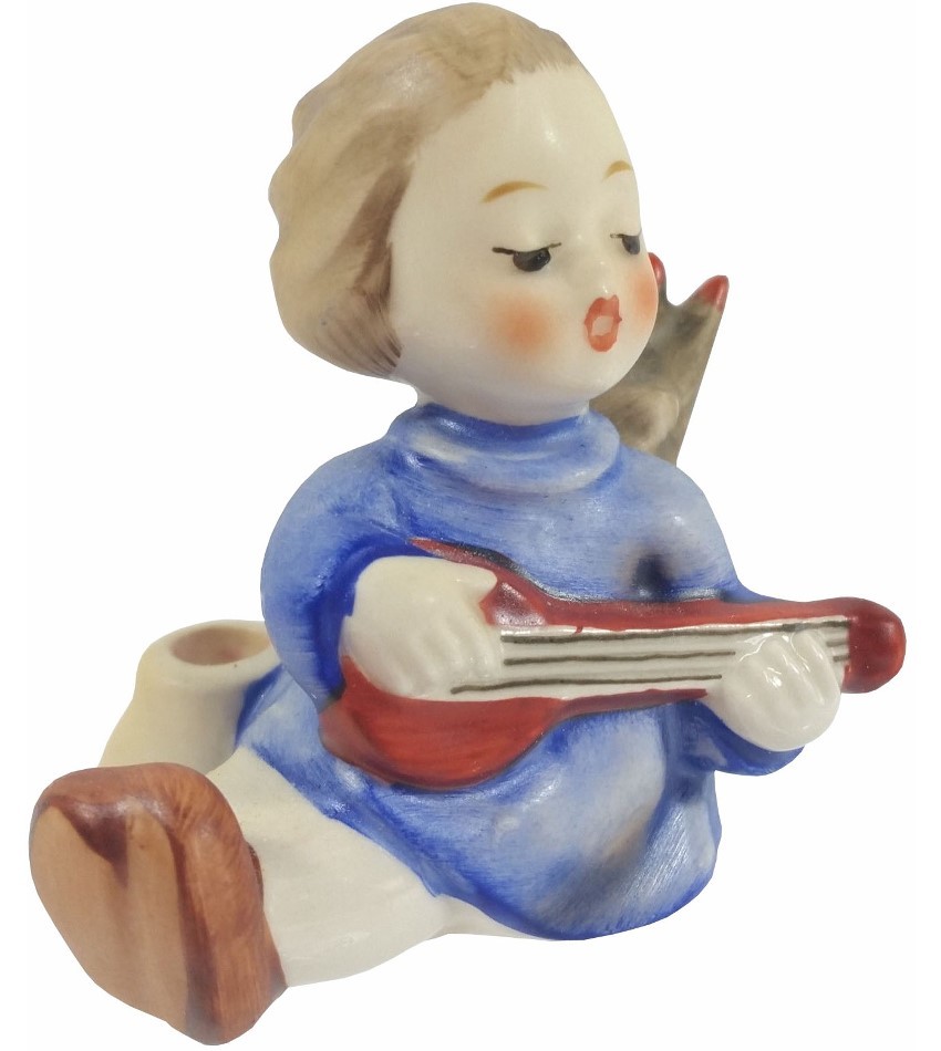 III/038/0 - Joyous News Angel with Lute Candleholder