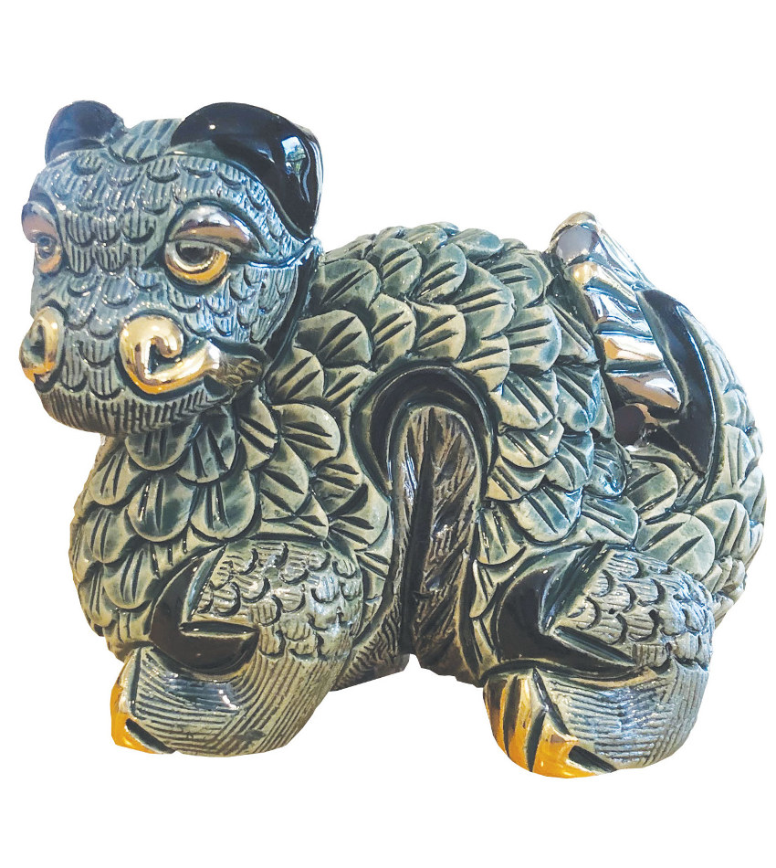 DERF344G - Baby Green Chines Dragon