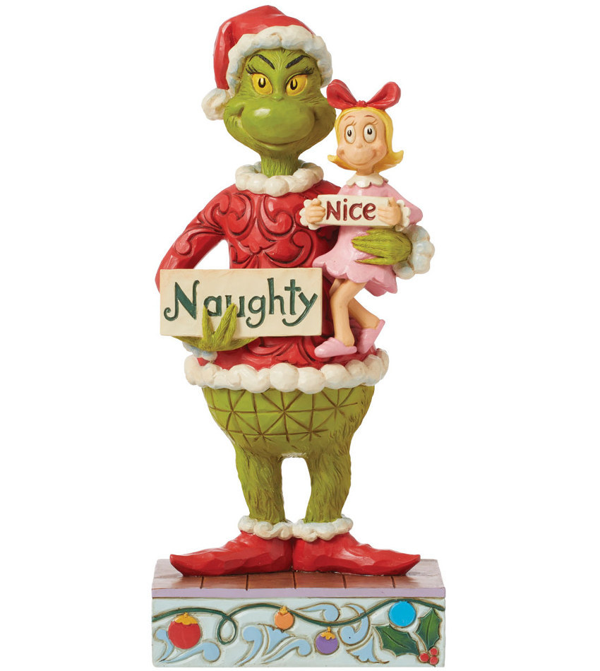 JS6015212 - Grinch & Cindy Holding Sign