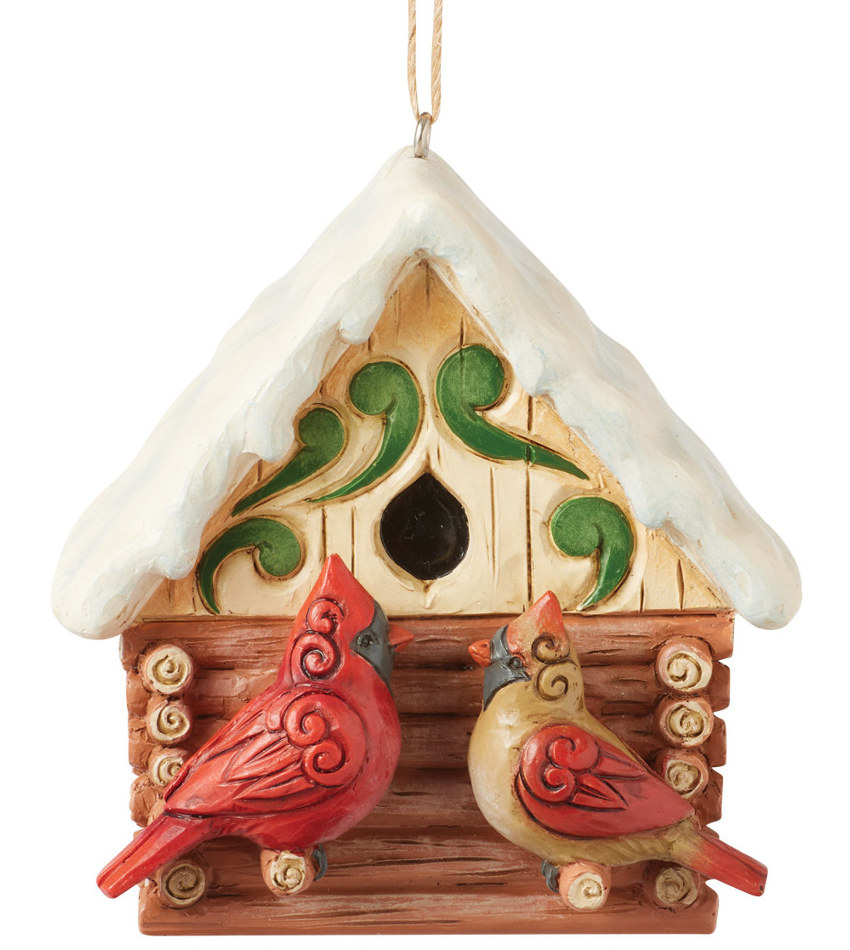 JS6017040 - Christmas at the Lodge Cabin Ornament