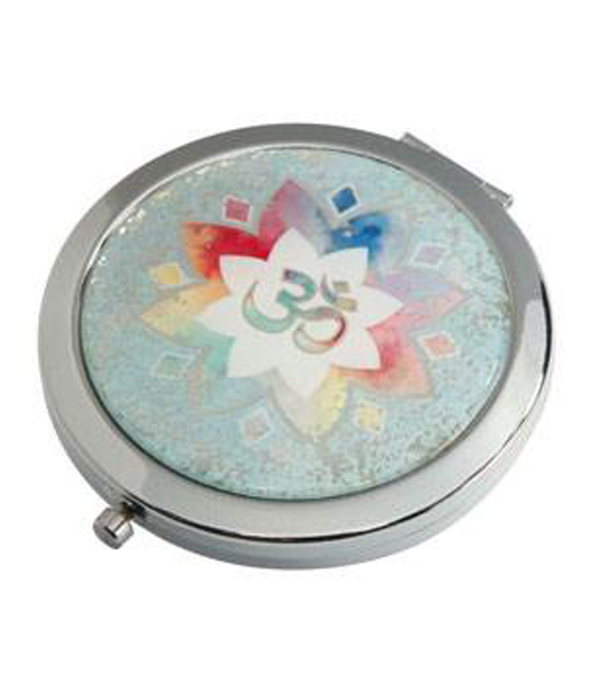 G23500371 - Om Green Pocket Mirror