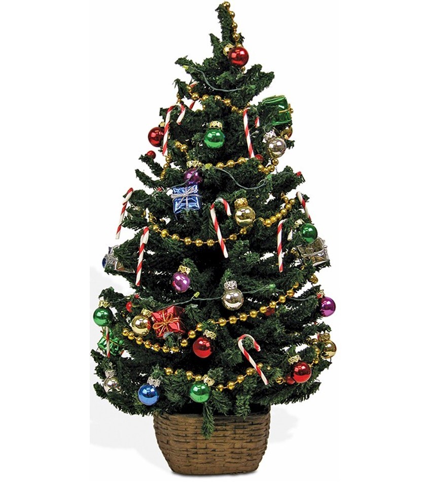 BC664 - Decorated Tree with Lights