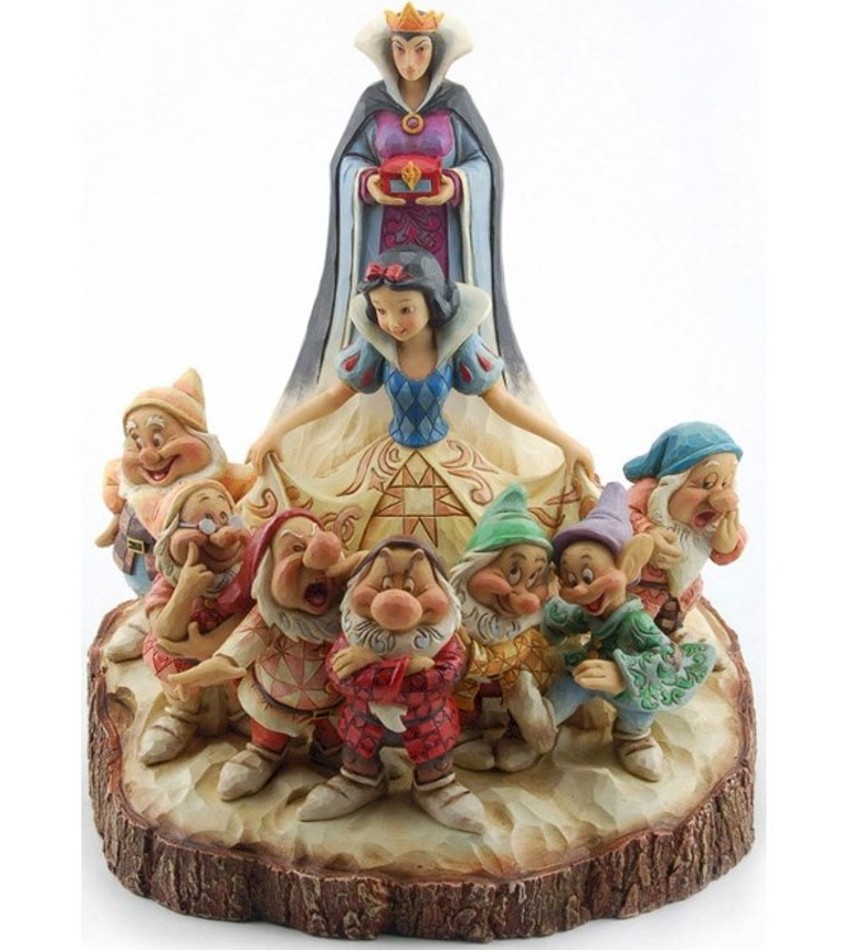 JS4023573 - Wood Carved Snow White