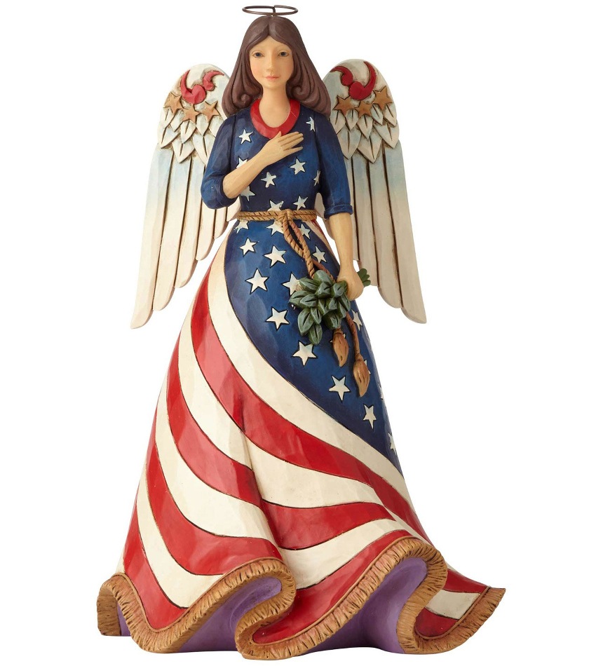 JS6001084 - Patriotic Angel with Flag Dress