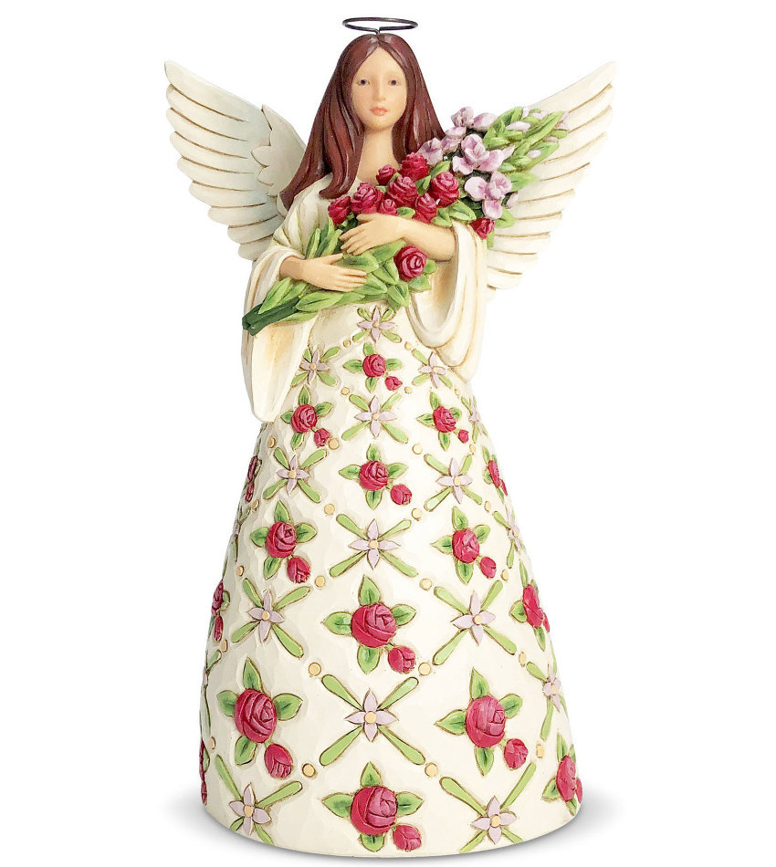 JS6007124 - Angel with Red Roses