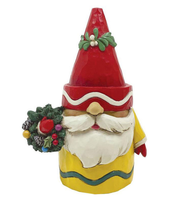 JS6011240 - Gnome Holding Wreath