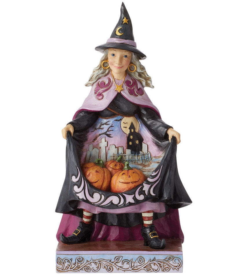 JS6014481 - Witch with Pumpkin Skirt