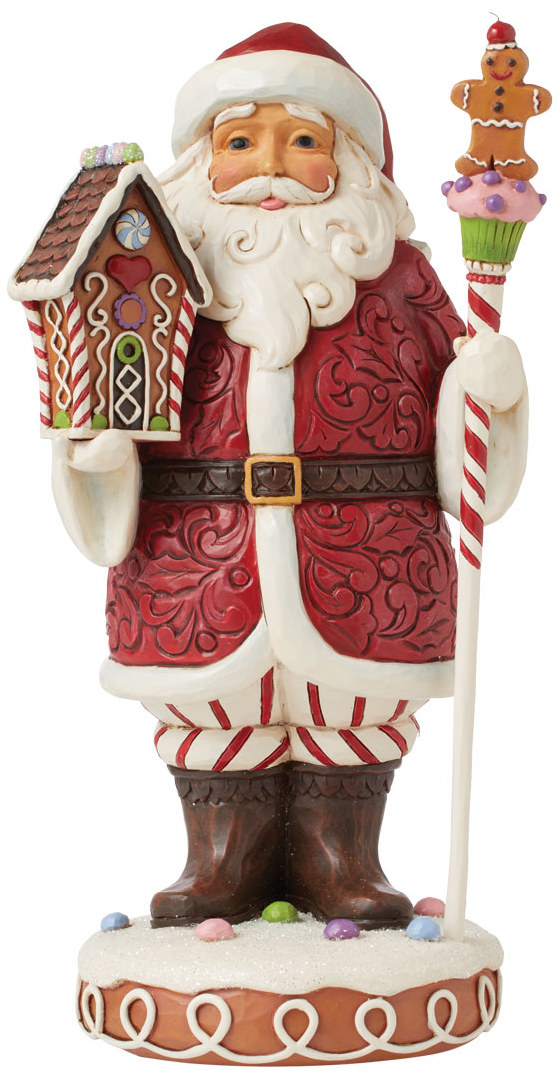 JS6015410 - Gingerbread Santa with Staff