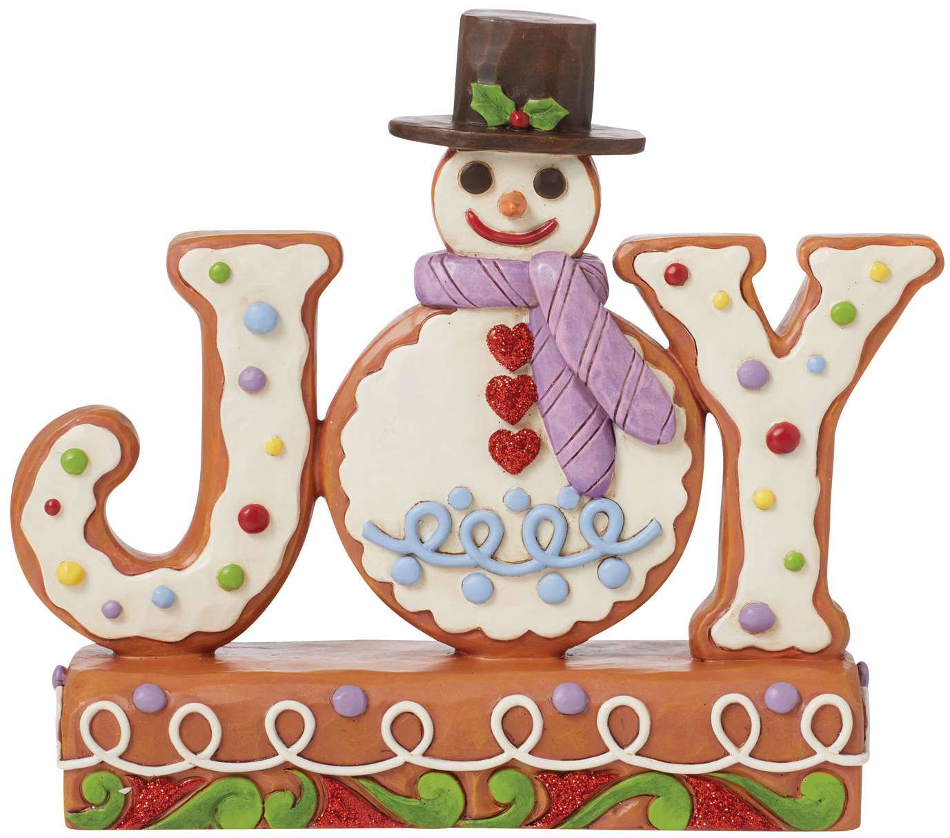 JS6015434 - Gingerbread JOY & Snowman