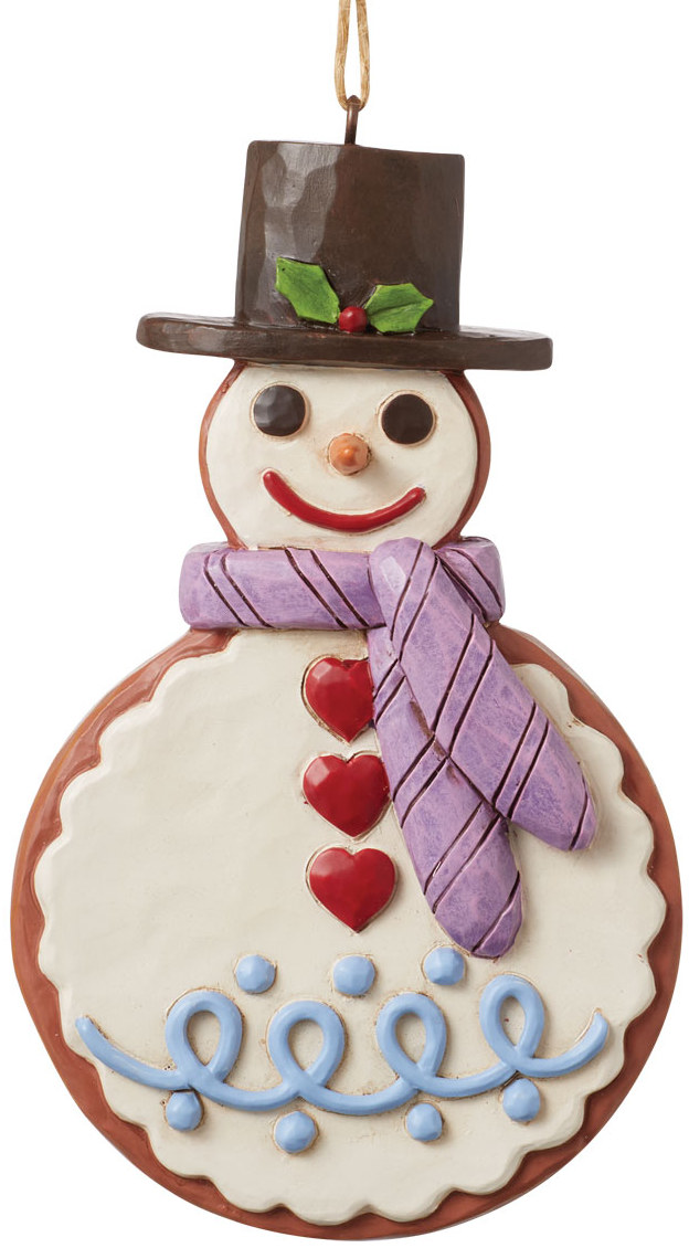 JS6015439 - Gingerbread Snowman Cookie Ornament