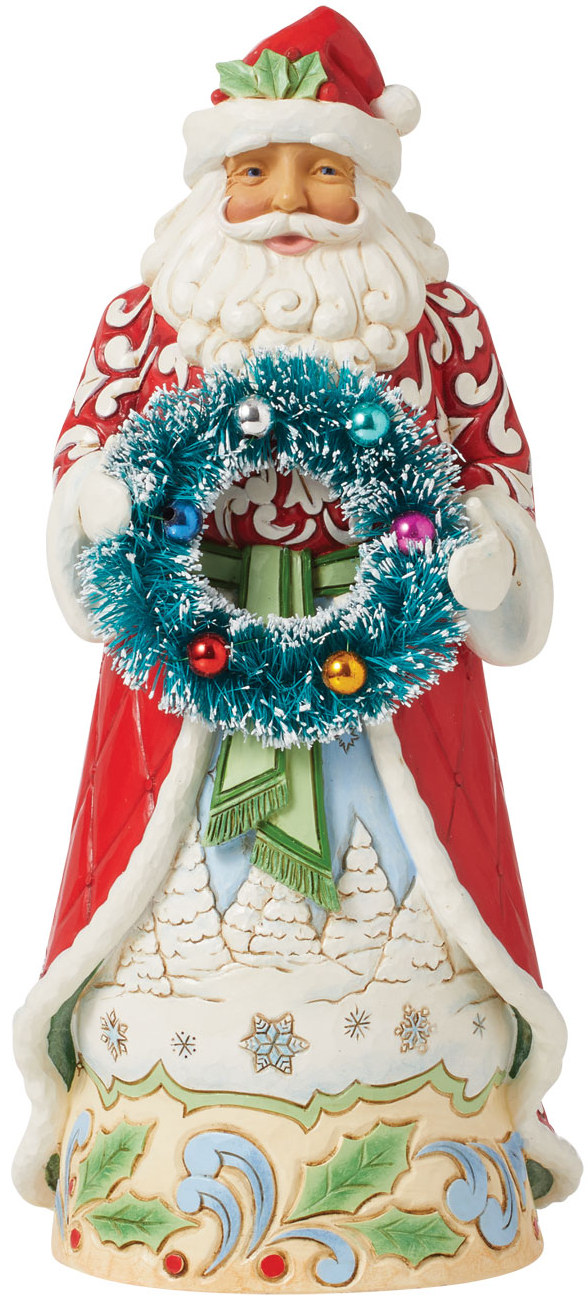 JS6015496 - Santa with Sisal Wreath