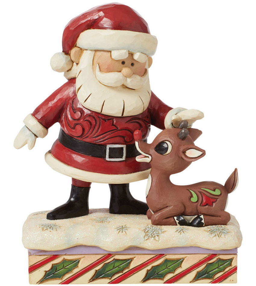 JS6015718 - Santa Petting Rudolph