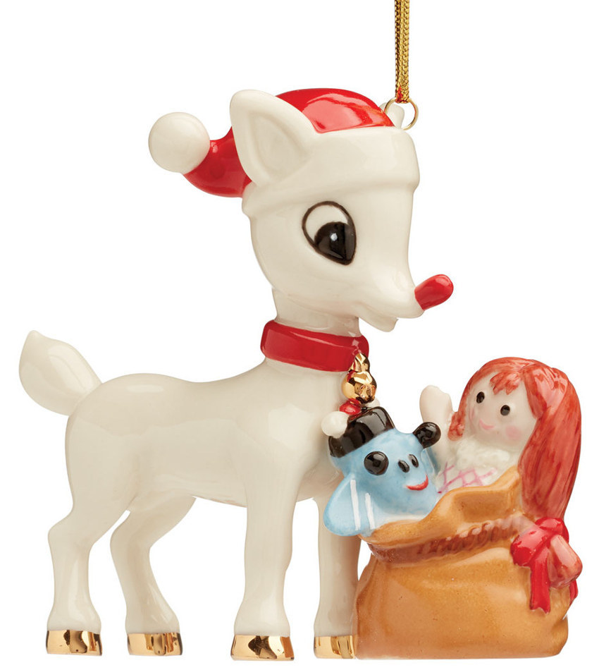 LX895781 - Rudolph Delivering Toys Ornament