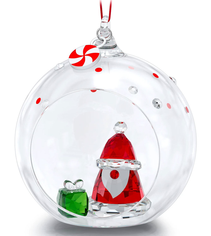 S5596382 - Holiday Cheers Santa Claus Ball Ornament