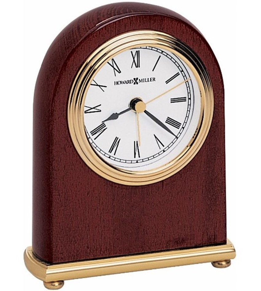 WP613-487 - Rosewood Arch Table Alarm Clock