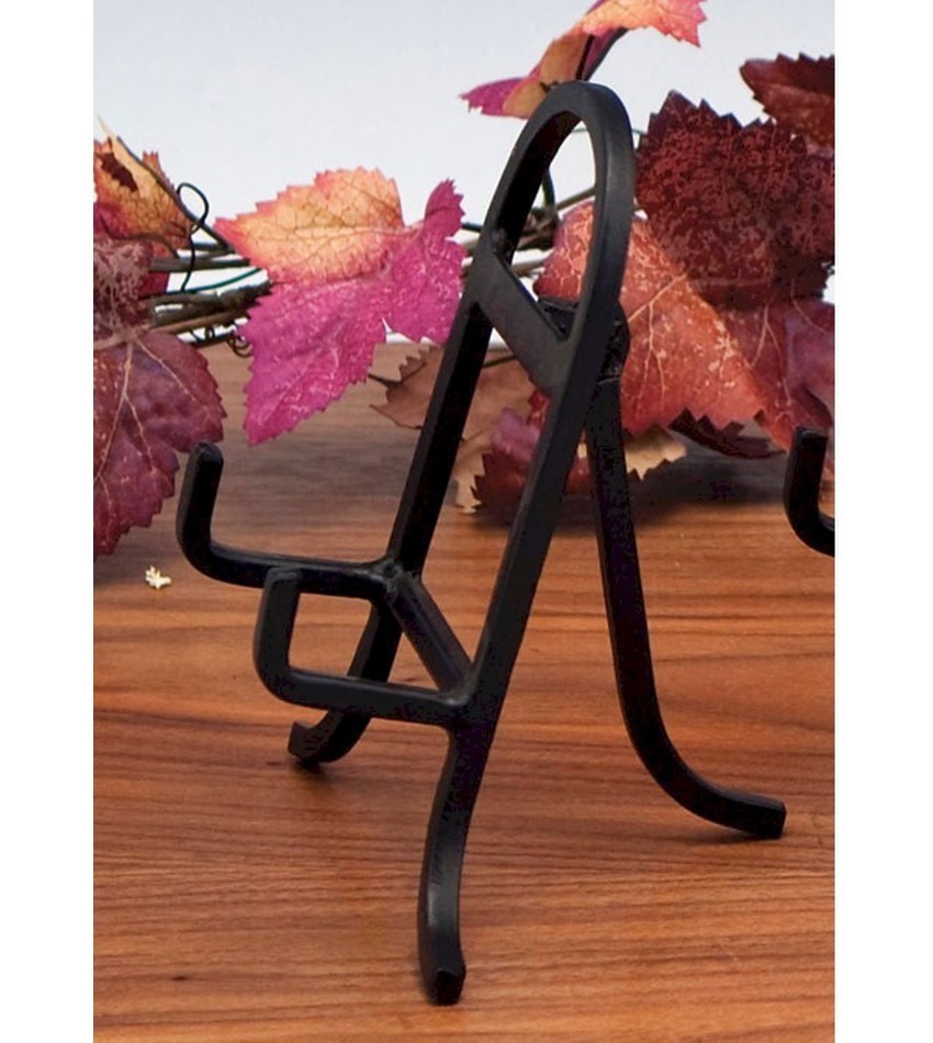 WP690B - Wrought Iron Arched Stand - Black