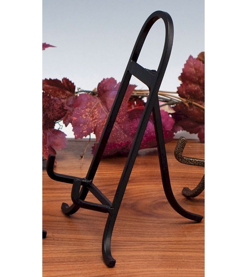 WP691B - Wrought Iron Arched Stand - Black