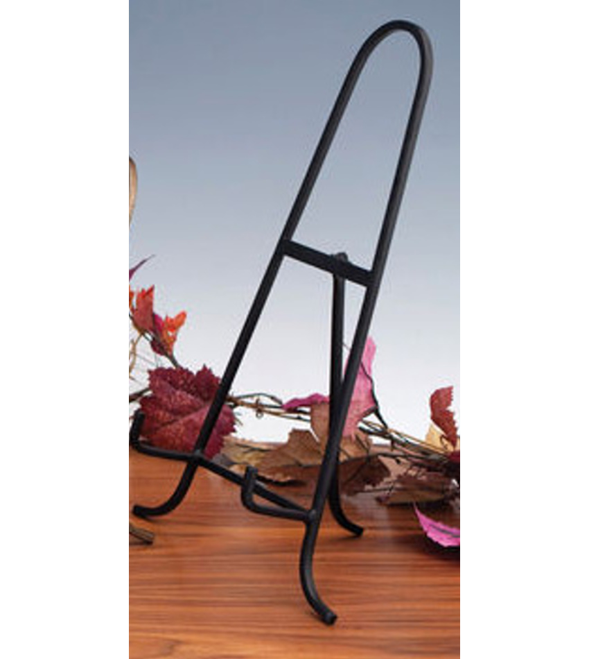 WP692B - Wrought Iron Arched Stand - Black